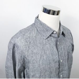 Quicksilver - large mens linen button down